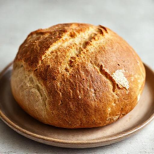 No-Knead Sourdough Bread
