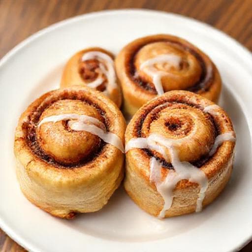 Quick No-Yeast Cinnamon Rolls