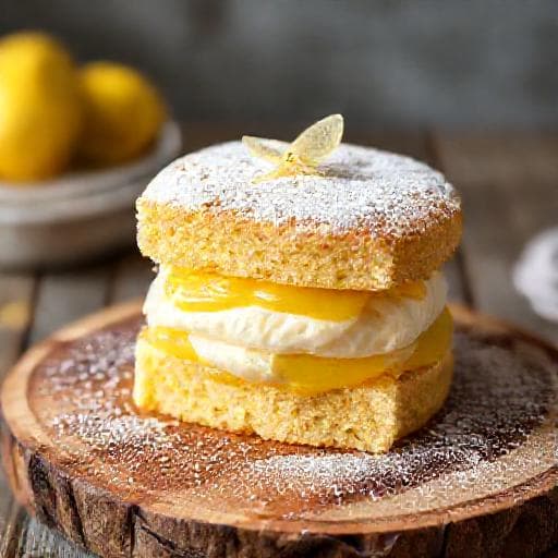 Lemon & Elderflower Victoria Sponge