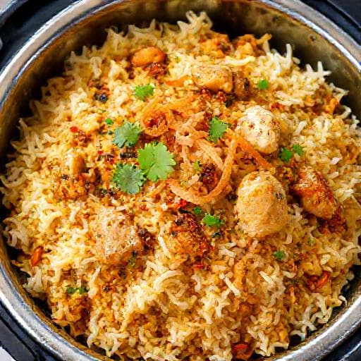 Quick Chicken Biryani (Pressure Cooker)