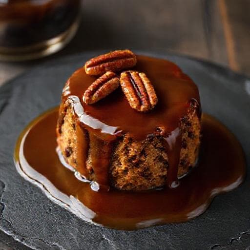 Sticky Toffee Pudding with Bourbon Caramel