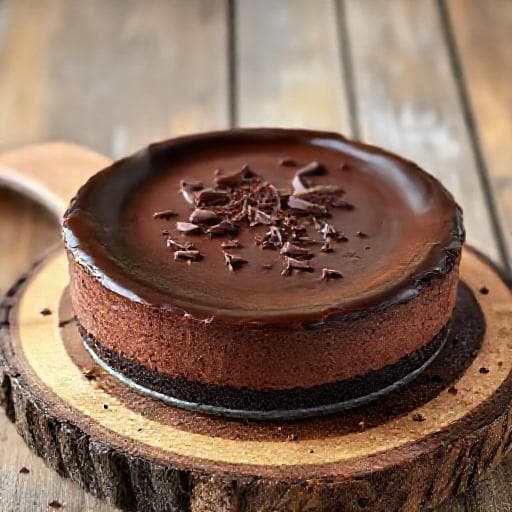 No-Bake Chocolate Cheesecake