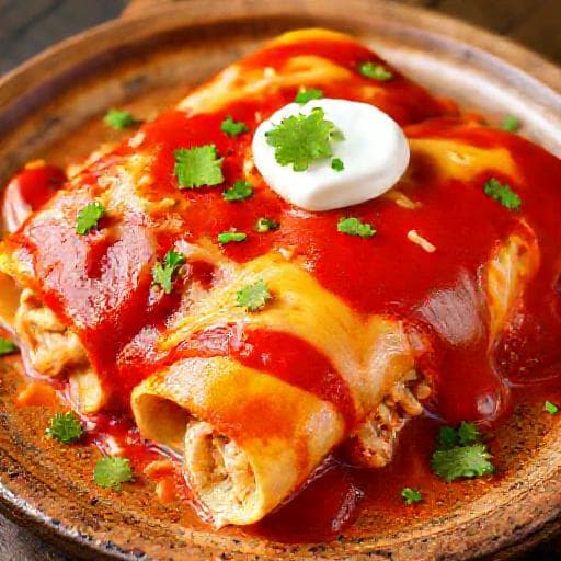 Classic Chicken Enchiladas