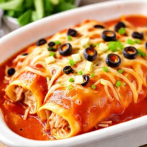 Quick & Easy Chicken Enchiladas