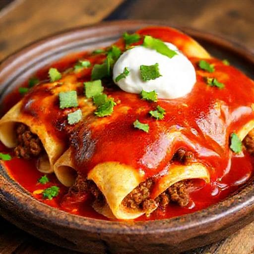 Classic Beef Enchiladas