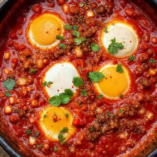 Spicy Lamb Shakshuka