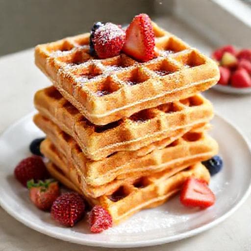 Quick Belgian Waffles