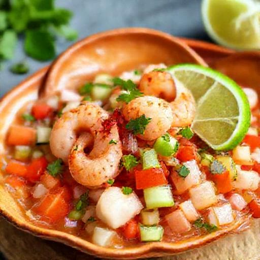 Ceviche Estilo Nayarit (con Camarón)
