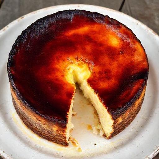 Tarta de Queso Clásica (Estilo La Viña)