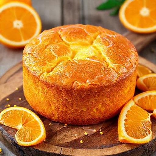 Bizcocho de Yogur Rápido de Naranja