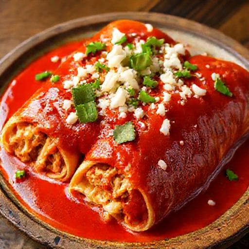 Enchiladas Rojas Tradicionales