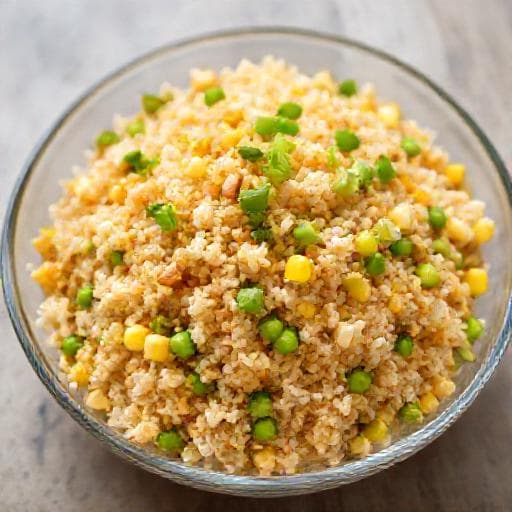 سلطة الأرز المقرمش السريعة