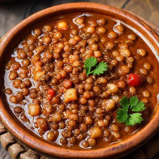 بليلة العدس التقليدية