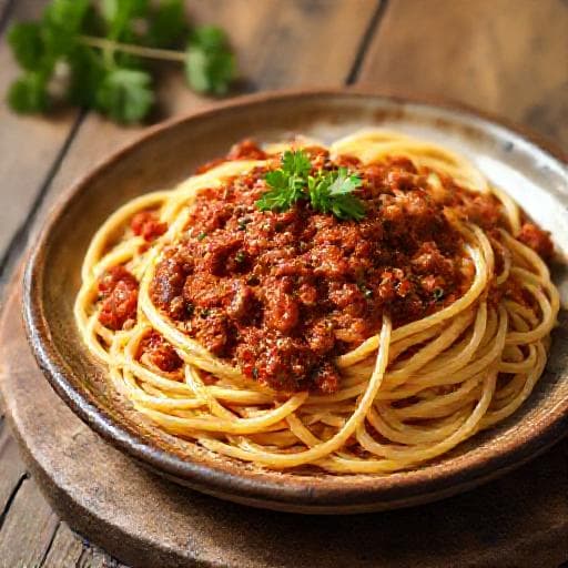 سباغيتي بولونيز سريعة