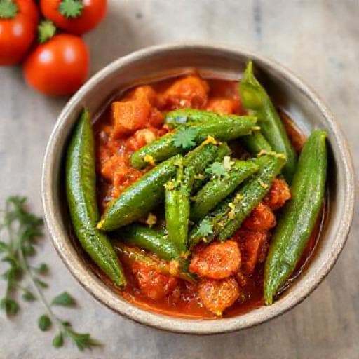بامية بالزيت سريعة