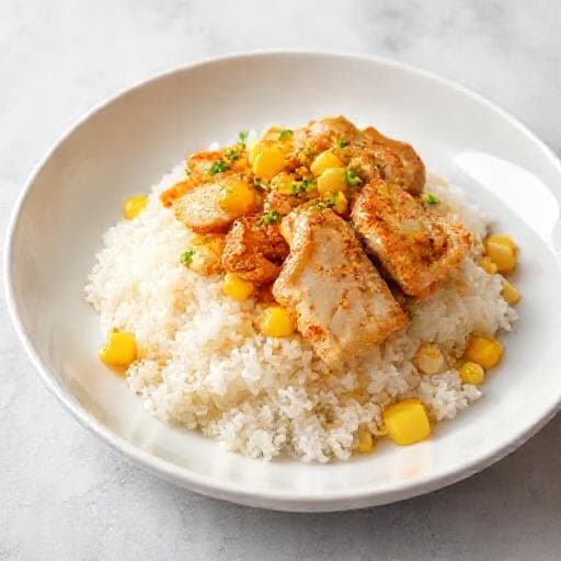 快手粟米魚柳飯