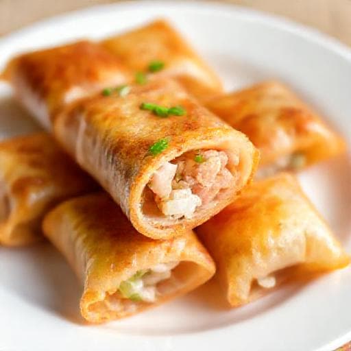 簡易鮮蝦腐皮卷
