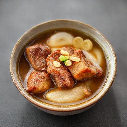 简易排骨酥汤