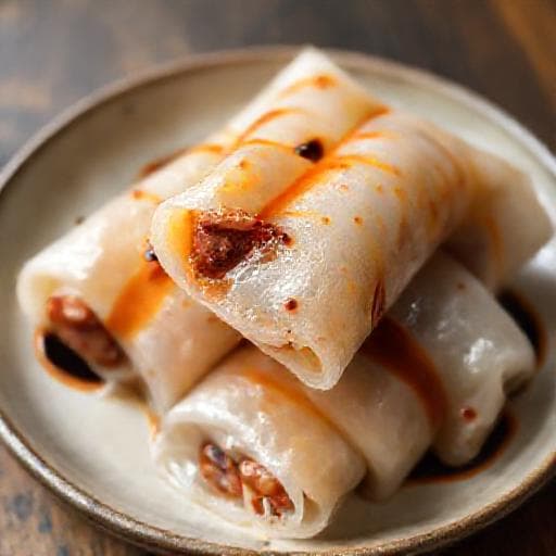 簡易叉燒腸粉