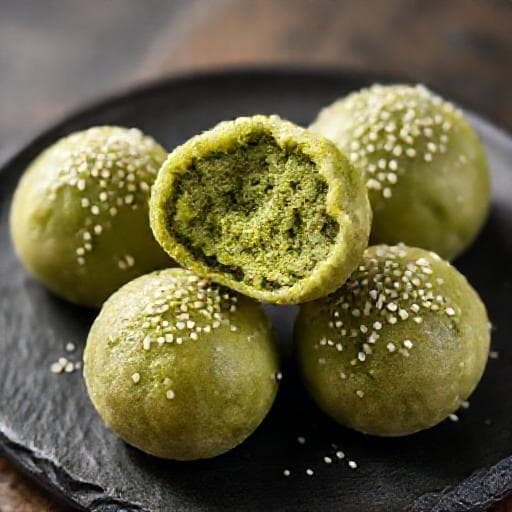 创意抹茶煎堆