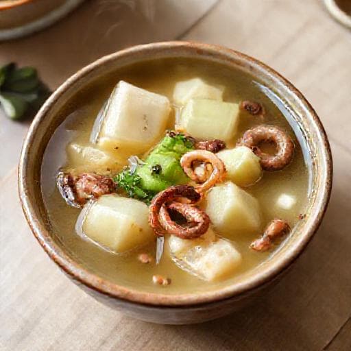 節瓜章魚眉豆湯 (經典版)