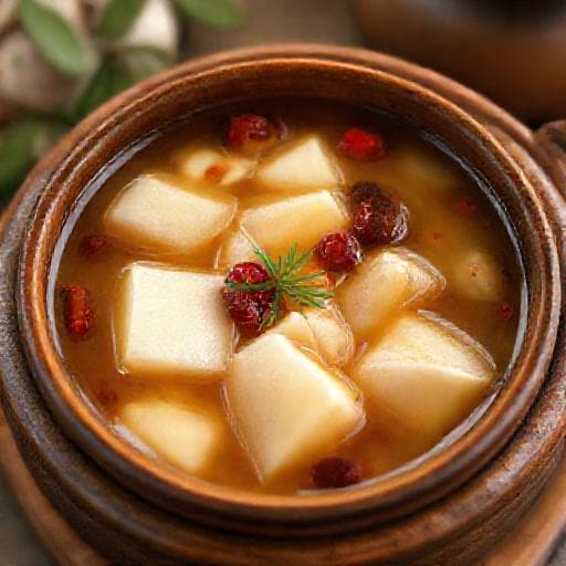 滋補海底椰雪梨燉湯