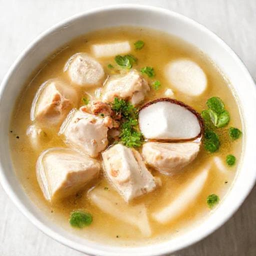 簡易椰子響螺雞湯