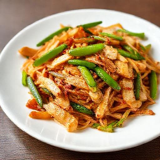 快手尖椒干豆腐