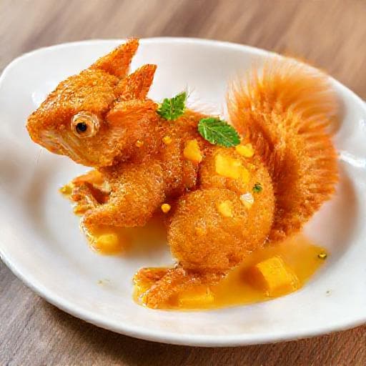 创意松鼠鳜鱼（芒果风味）
