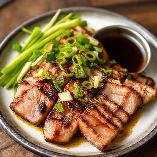 简易葱香烤五花肉