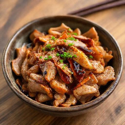 快速薑汁燒豬肉