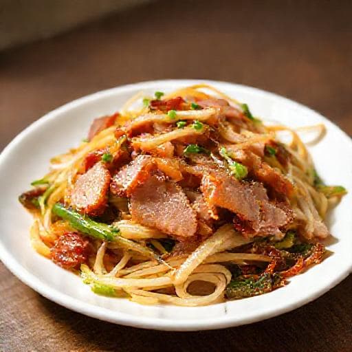 快手蒜苗炒臘肉