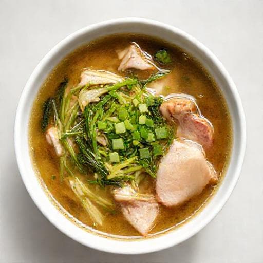 快手福菜肉片汤