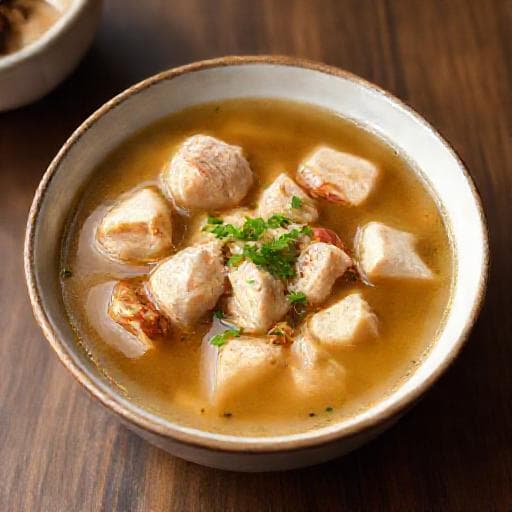 快速菜脯雞湯