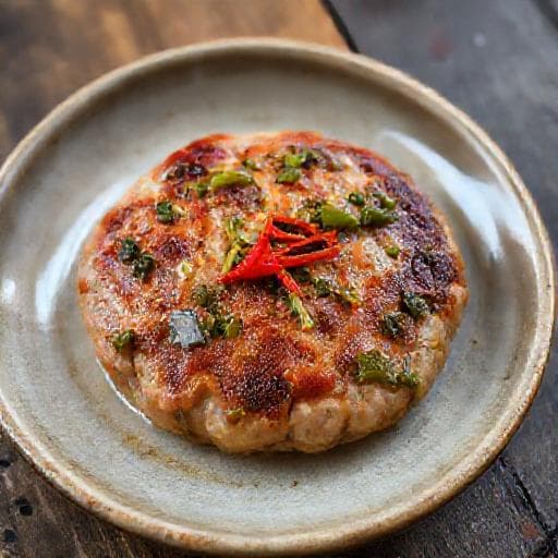 简易梅菜蒸肉饼