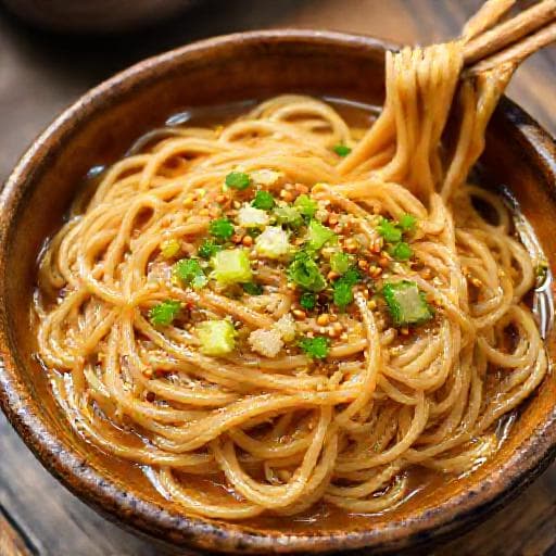 传统芝麻酱面