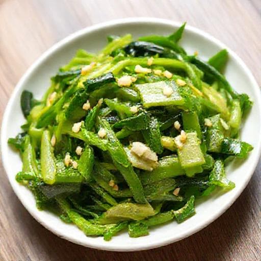 经典蒜蓉炒菜心