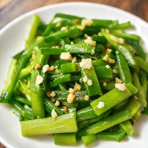 快手蒜蓉炒菜心