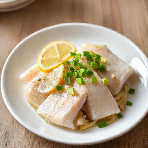 快手鹹檸檬蒸魚