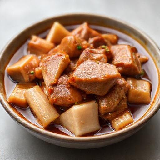 快手枝竹炆腩肉