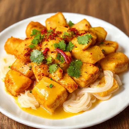 快手金沙豆腐