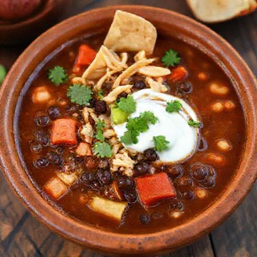 Sopa Tarasca Tradicional
