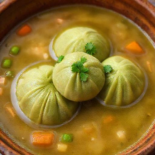 Caldo de Bolas de Verde Tradicional