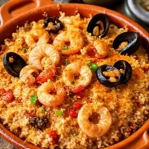 Arroz Imperial con Mariscos