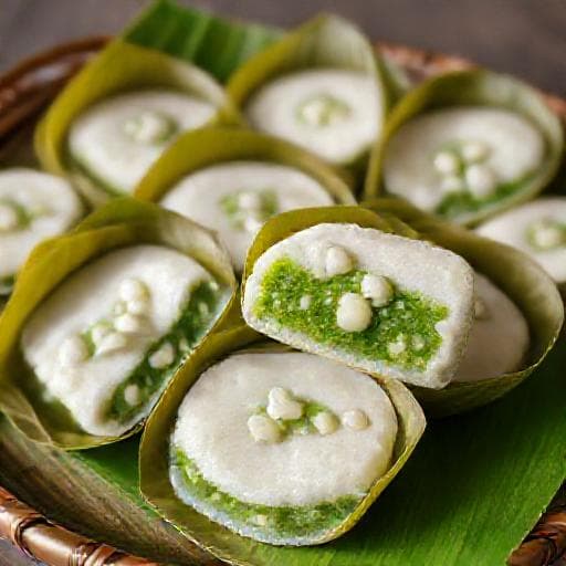 Kuih Tepung Pelita Kelapa Muda