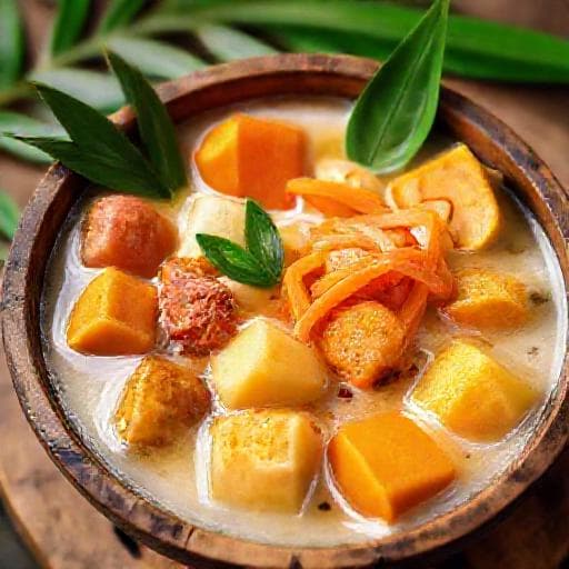 Bubur Cha Cha Istimewa (dengan Nangka)