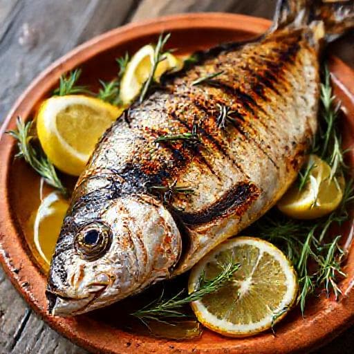 Skuša na gradele s mediteranskim začinskim biljem