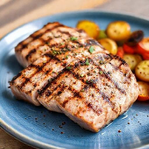 Brza Tuna na Žaru s Mediteranskim Začinima