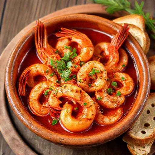 Škampi na buzaru (Klasični recept)