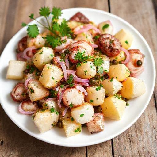 Klasična salata od hobotnice s krumpirom